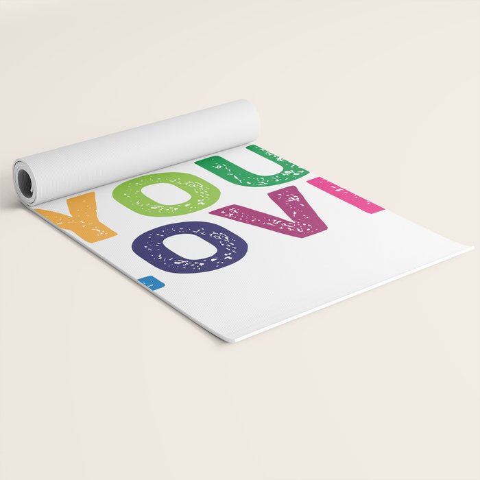 Do What You Love  Yoga Mat Gallery Image 2
