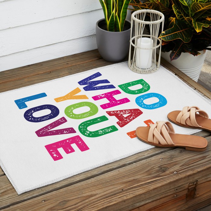 Do What You Love  Outdoor Rug Gallery Image 2