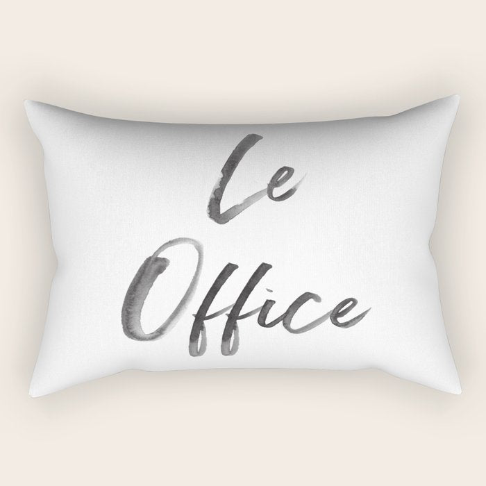 Le Office Rectangular Pillow Gallery Image 2