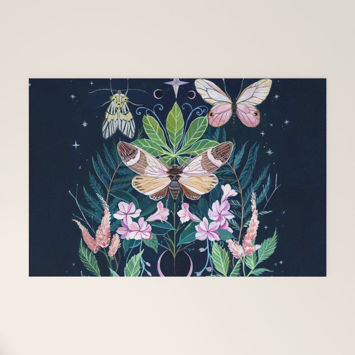 Cicada Moon Welcome Mat Gallery Image 1