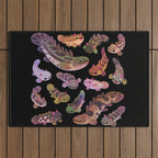 Baby polypterus - dark Outdoor Rug Gallery Image 1