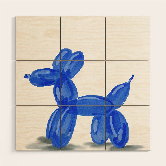 Balloon dog Wood Wall Art Gallery Image 1