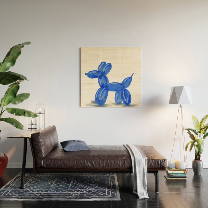 Balloon dog Wood Wall Art Gallery Image 2
