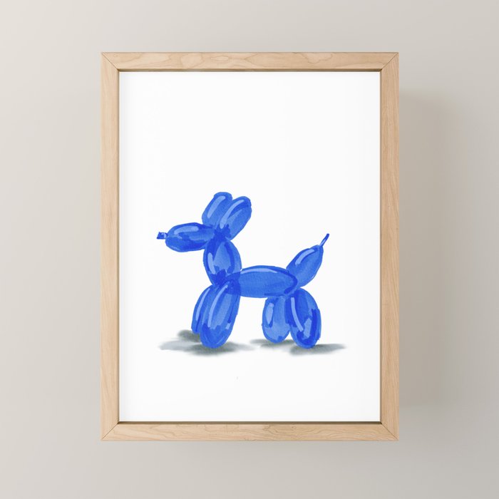 Balloon dog Mini Art Print Gallery Image 1