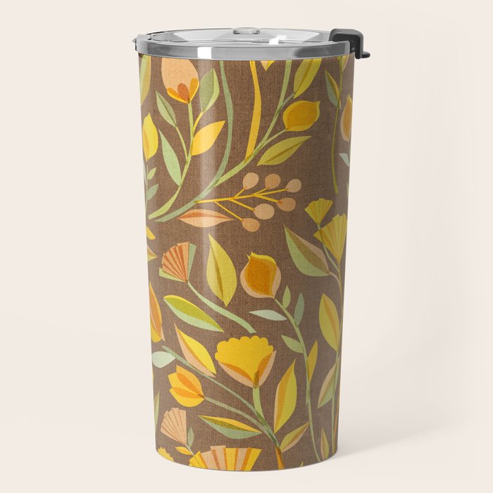 My Heart Blooms {Fawn Wilderness} Wild Flowers Travel Mug Gallery Image 2