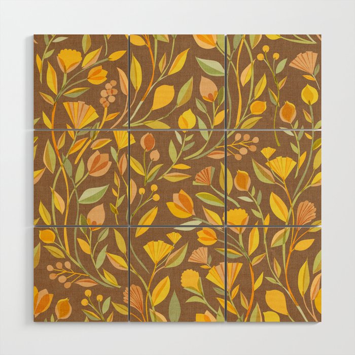 My Heart Blooms {Fawn Wilderness} Wild Flowers Wood Wall Art Gallery Image 1