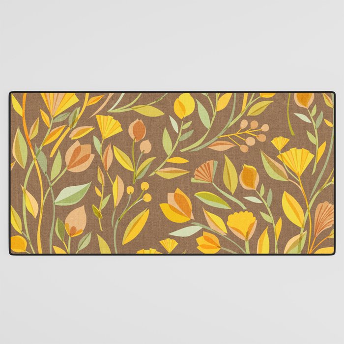 My Heart Blooms {Fawn Wilderness} Wild Flowers Desk Mat Gallery Image 3