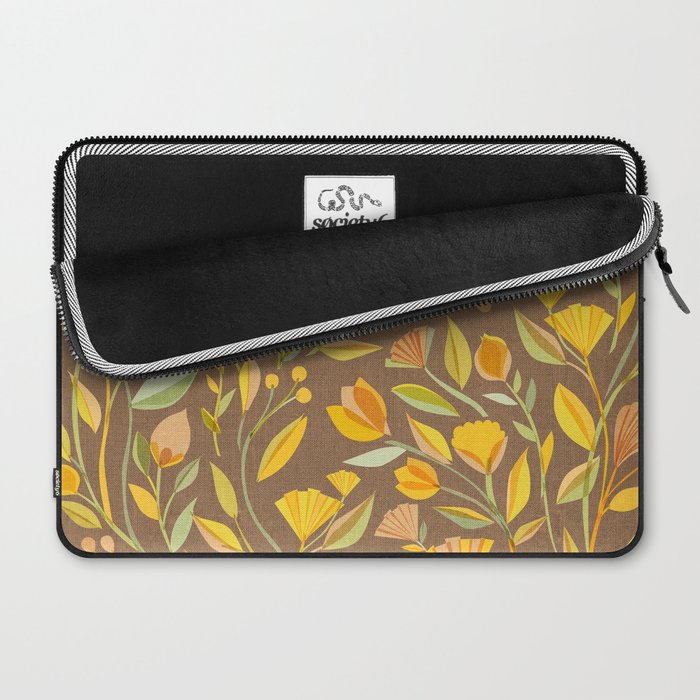 My Heart Blooms {Fawn Wilderness} Wild Flowers Laptop Sleeve Gallery Image 2
