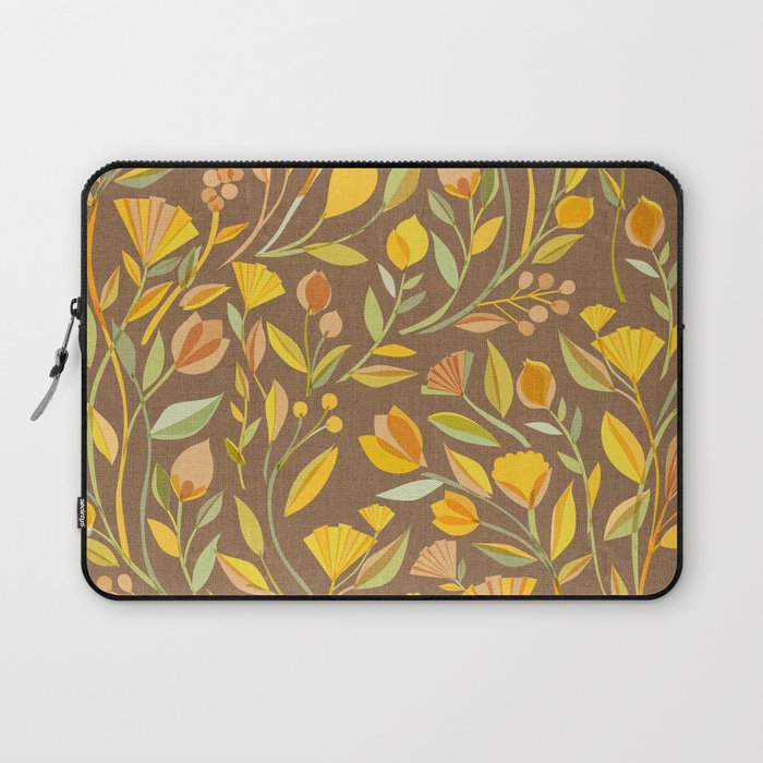 My Heart Blooms {Fawn Wilderness} Wild Flowers Laptop Sleeve Gallery Image 1