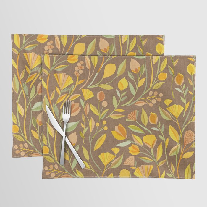 My Heart Blooms {Fawn Wilderness} Wild Flowers Placemat Gallery Image 1