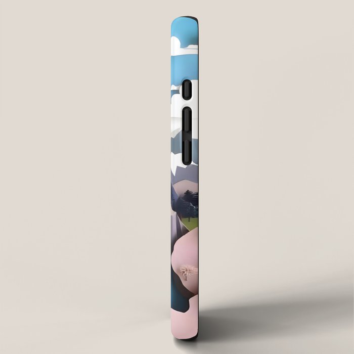 Assemblage Pastel Valley iPhone Case Gallery Image 2