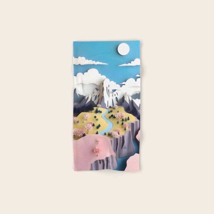 Assemblage Pastel Valley Bath Towel Gallery Image 1