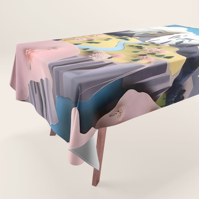 Assemblage Pastel Valley Tablecloth Gallery Image 1