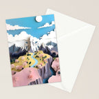 Assemblage Pastel Valley Stationery Card Gallery Image 2