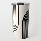 Minimalist Minimal Nesting Rainbow Race Tracks Bohemian Boho Mid Century Modern Trendy Art Travel Mug Gallery Image 1