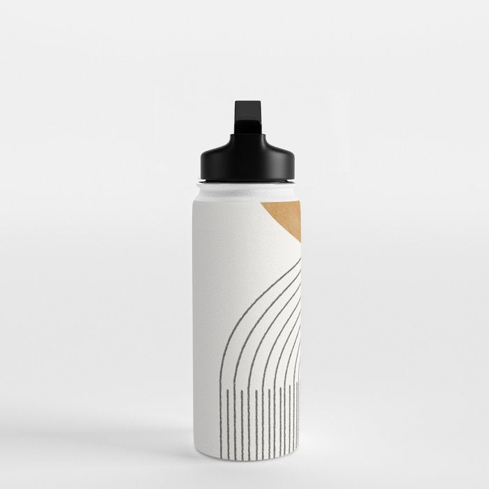 Geometric Modern Shape Study No2. Water Bottle Gallery Image 3