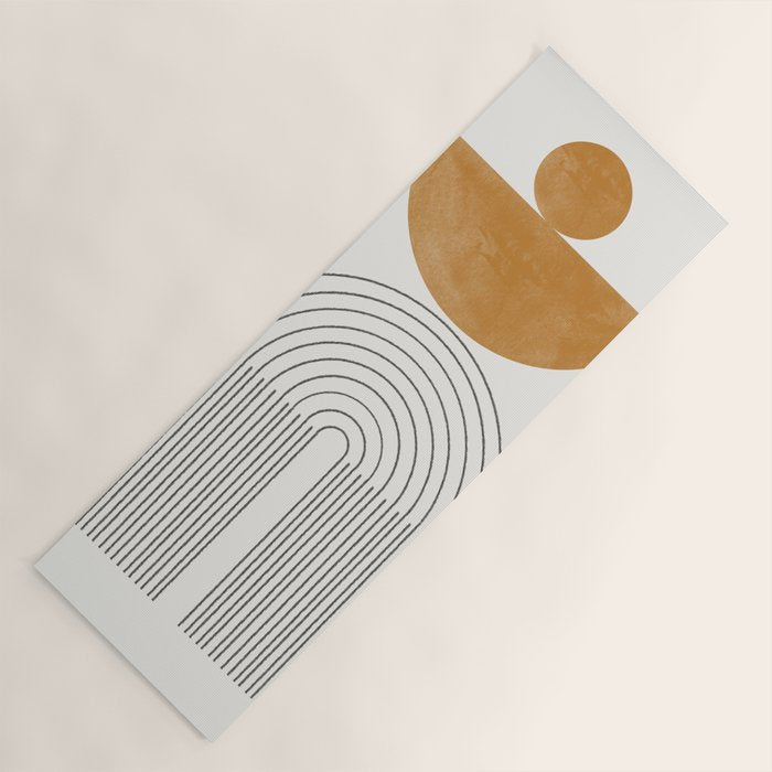 Geometric Modern Shape Study No2. Yoga Mat Gallery Image 1