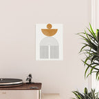 Geometric Modern Shape Study No2. Poster Gallery Image 2