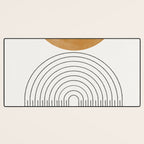 Geometric Modern Shape Study No2. Desk Mat Gallery Image 3