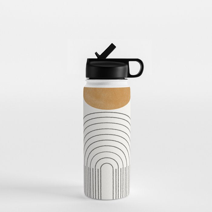 Geometric Modern Shape Study No2. Water Bottle Gallery Image 1