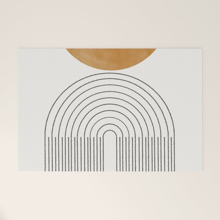 Geometric Modern Shape Study No2. Welcome Mat Gallery Image 1