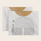 Geometric Modern Shape Study No2. Placemat Gallery Image 1