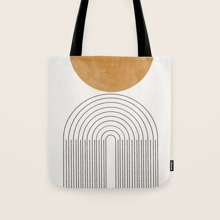 Geometric Modern Shape Study No2. Tote Bag Gallery Image 1