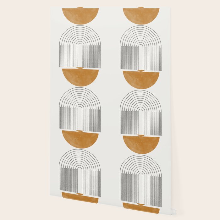 Geometric Modern Shape Study No2. Wallpaper Gallery Image 2