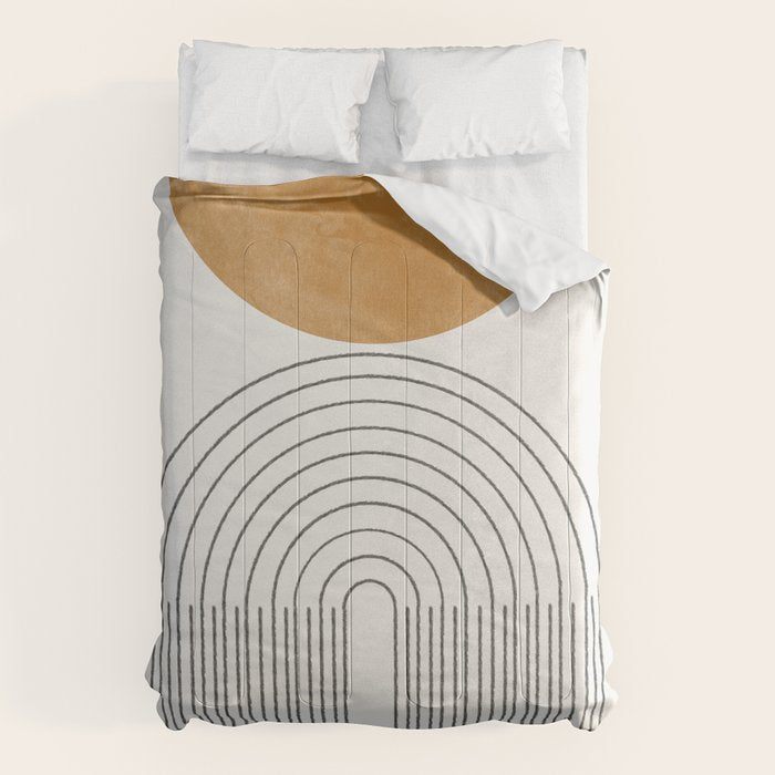 Geometric Modern Shape Study No2. Comforter Gallery Image 6