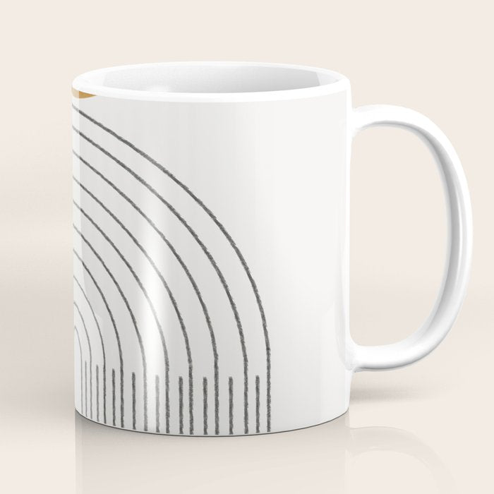 Geometric Modern Shape Study No2. Coffee Mug Gallery Image 1