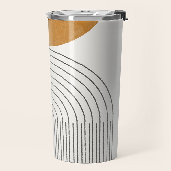 Geometric Modern Shape Study No2. Travel Mug Gallery Image 2