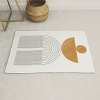 Geometric Modern Shape Study No2. Rug Gallery Image 1