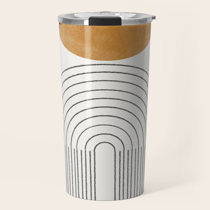 Geometric Modern Shape Study No2. Travel Mug Gallery Image 1