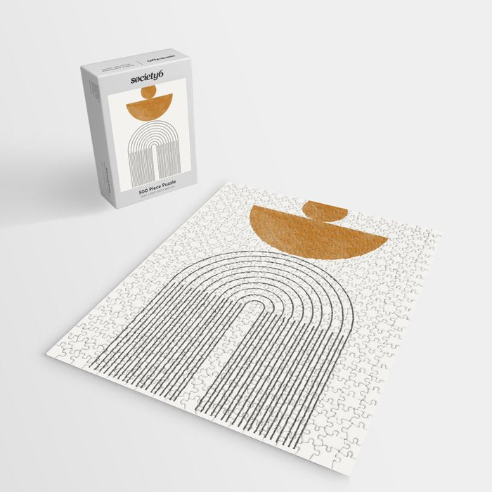 Geometric Modern Shape Study No2. Jigsaw Puzzle Gallery Image 2