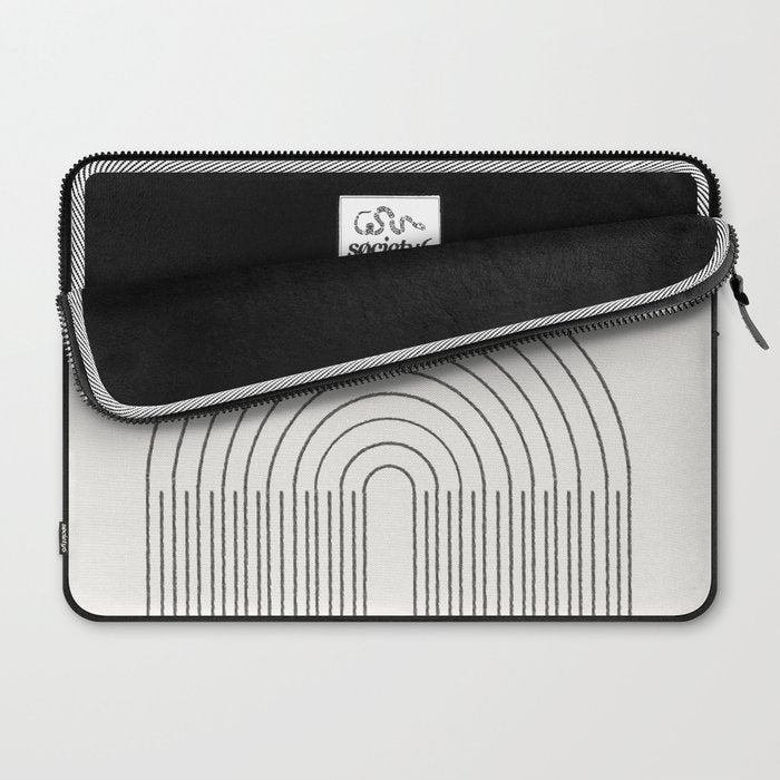 Geometric Modern Shape Study No2. Laptop Sleeve Gallery Image 2