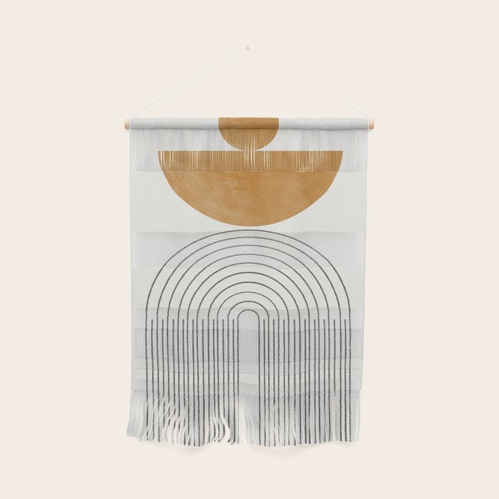 Geometric Modern Shape Study No2. Wall Hanging Gallery Image 1
