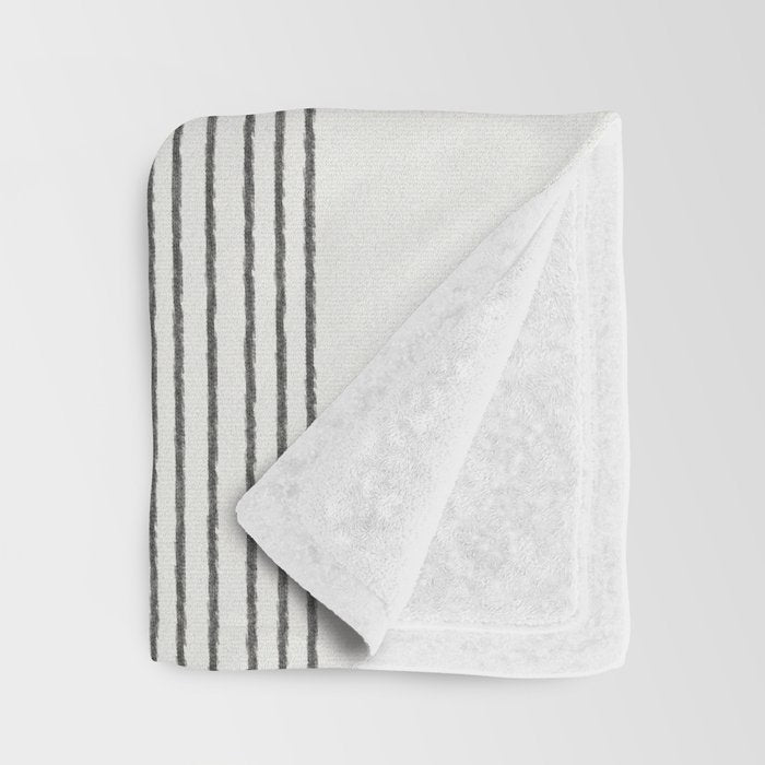 Geometric Modern Shape Study No2. Throw Blanket Gallery Image 3