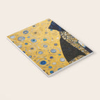 Gustav Klimt Style Dog with Blue and Gold Coat Notebook Gallery Image 3