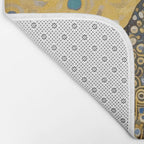 Gustav Klimt Style Dog with Blue and Gold Coat Bath Mat Gallery Image 2