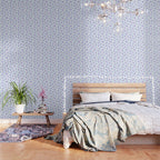 Retro psychedelic flower checkered print Wallpaper Gallery Image 3