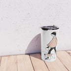 Winter Walk with my Pup Fashion Illustration Travel Mug Gallery Image 4