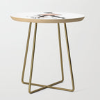 Winter Walk with my Pup Fashion Illustration Side Table Gallery Image 1