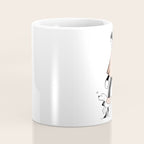 Winter Walk with my Pup Fashion Illustration Coffee Mug Gallery Image 4
