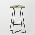 Couple Hiking Through colorful landscape Stool Gallery Image 1