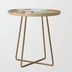 Couple Hiking Through colorful landscape Side Table Gallery Image 1