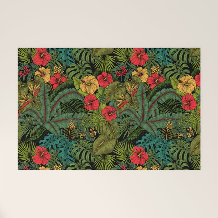 Tropical garden Welcome Mat Gallery Image 1