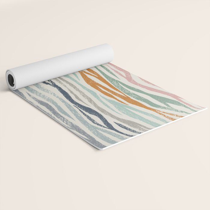 Black Forest Kid Animal Stripes Yoga Mat Gallery Image 2
