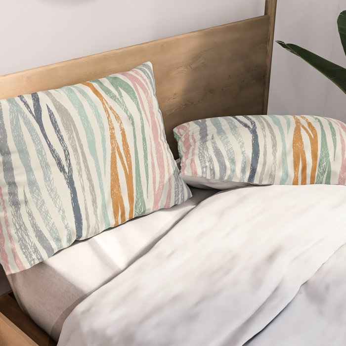 Black Forest Kid Animal Stripes Pillow Sham Gallery Image 2