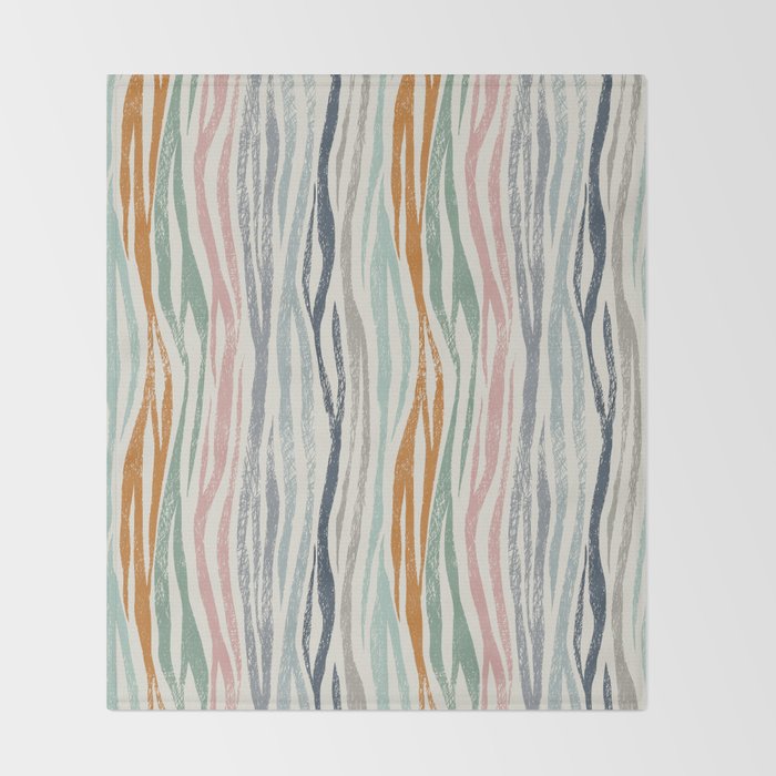 Black Forest Kid Animal Stripes Throw Blanket Gallery Image 2
