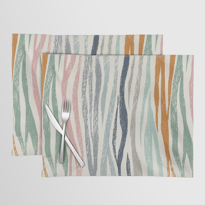 Black Forest Kid Animal Stripes Placemat Gallery Image 1